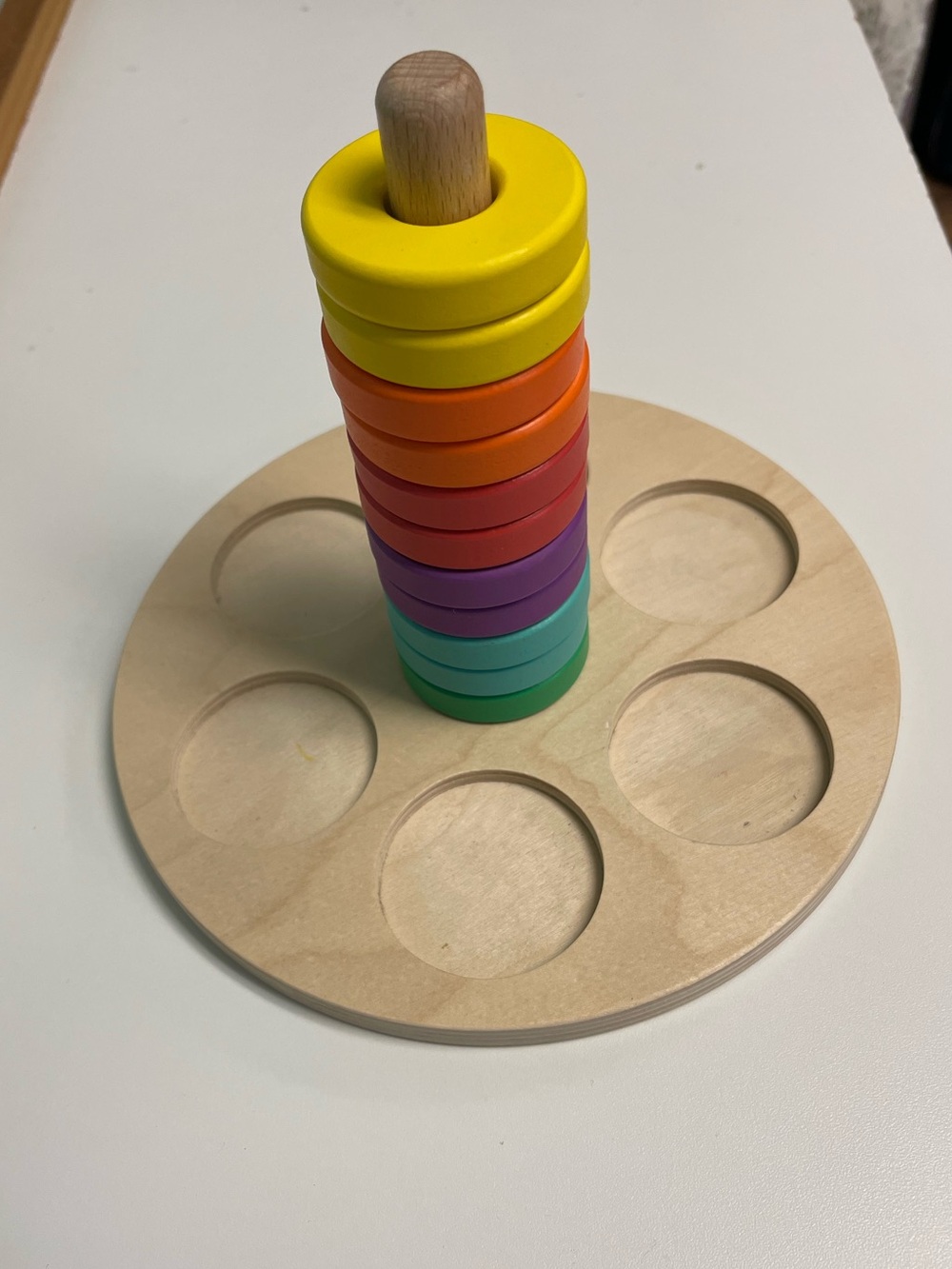 LOVEVERY Flexible Wooden Ring Stacker